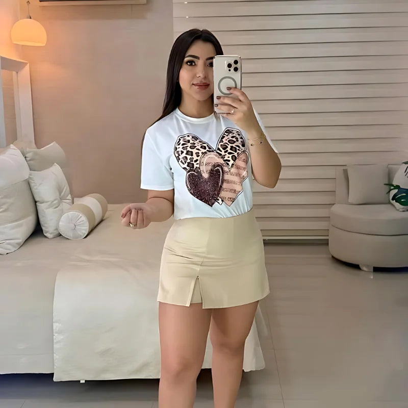 Falda Short Bengalina
