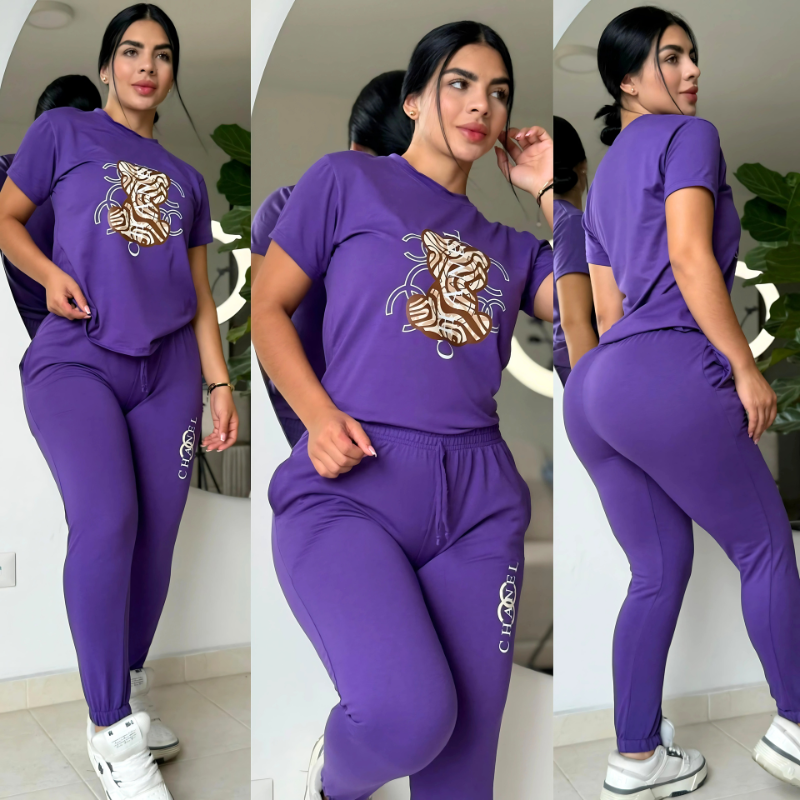 Jogger Bota Tubo Unicolor Chanel