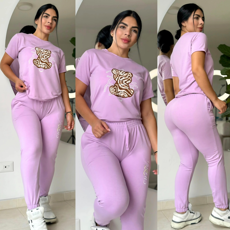 Jogger Bota Tubo Unicolor Chanel