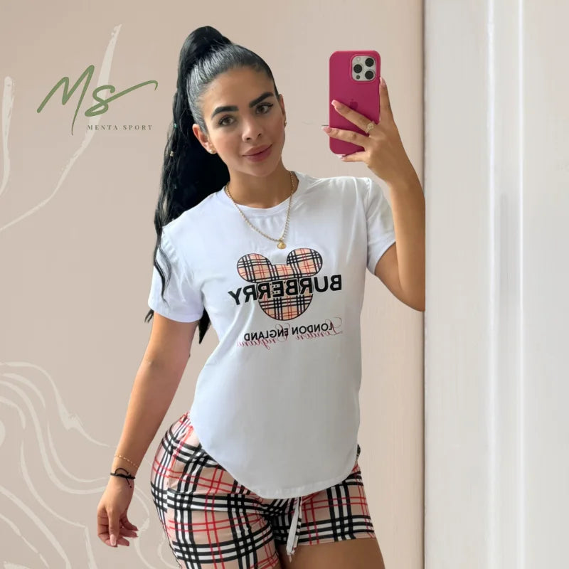 Short Cuadros Burberry