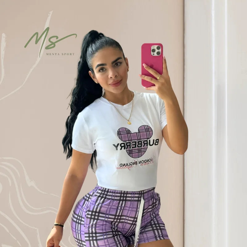Short Cuadros Burberry