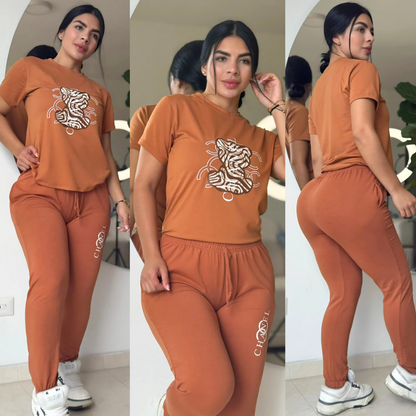 Jogger Bota Tubo Unicolor Chanel