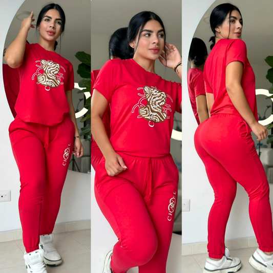 Jogger Bota Tubo Unicolor Chanel